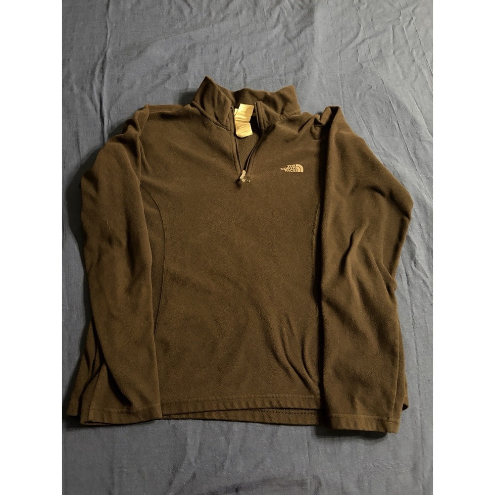 The North Face Quarter Zip Fleece White/Black Women's Large